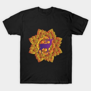 Deer and Mandala T-Shirt